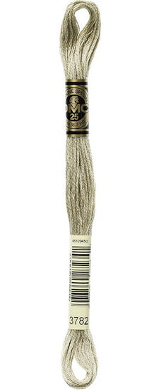 Embroidery floss - light mocha brown - 3782