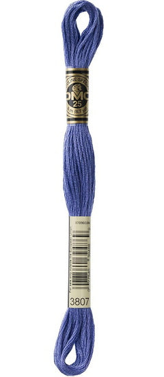 Embroidery floss - cornflower blue - 3807