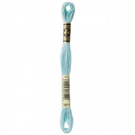Fil à broder - cascade bleue - 3811