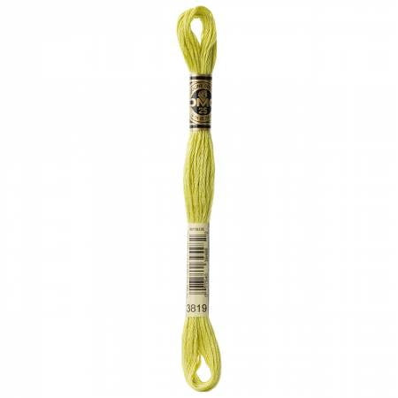 Embroidery floss - light moss green - 3819
