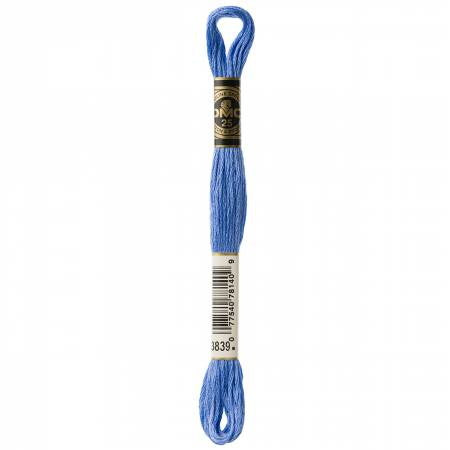 Fil à broder - bleu mediterranee - 3839