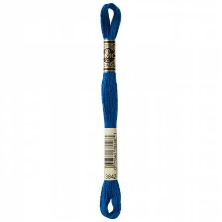 Fil à broder - bleu de prusse - 3842