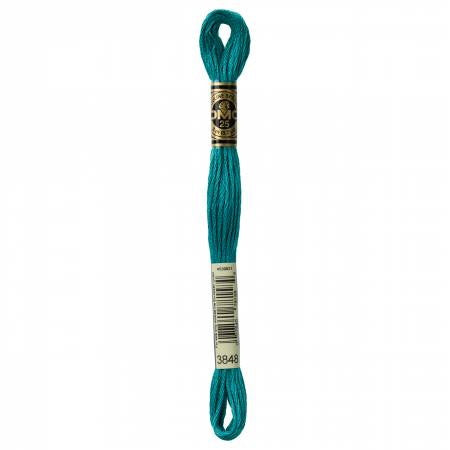 Embroidery floss - md teal green - 3848