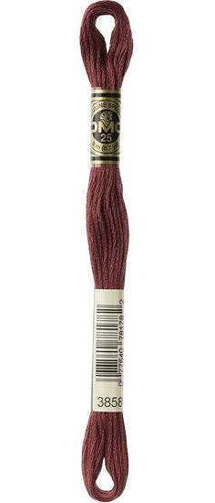 Embroidery floss - md rosewood - 3858