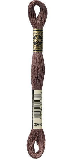 Embroidery floss - cocoa - 3860