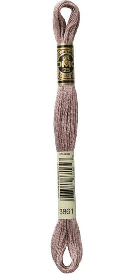Embroidery floss - light cocoa - 3861
