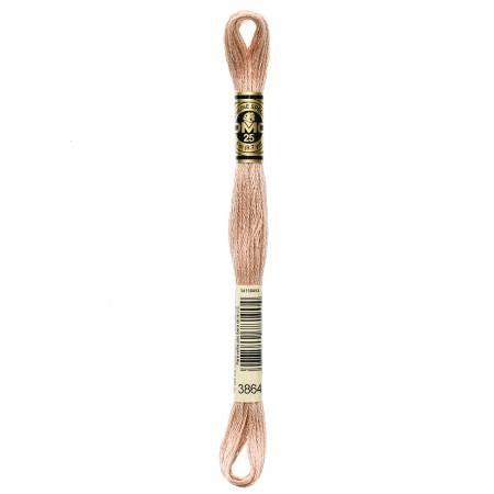 Embroidery floss - light mocha beige - 3864
