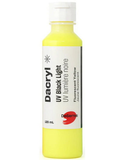 Acrylic Uv Black Light Fluorescent Yellow - 120ml