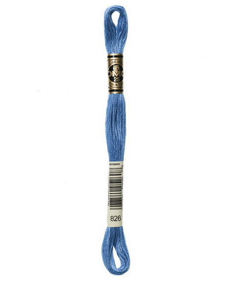 Embroidery floss - md blue - 826