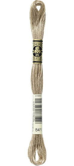 Fil à broder - daim - 841