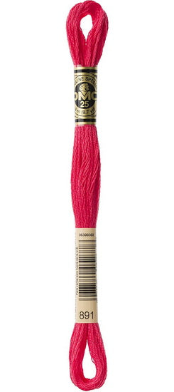 Embroidery floss - dark carnation - 891