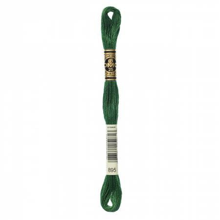 Fil à broder - vert bouteille - 895