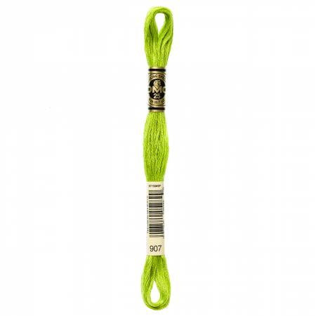 Fil à broder - granny smith - 907