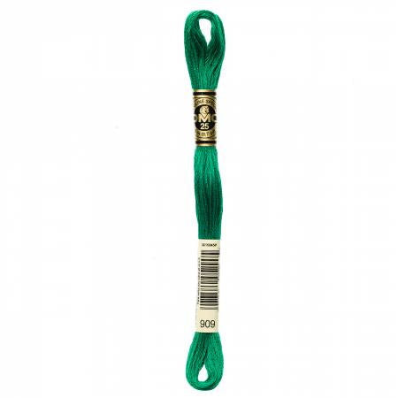 Embroidery floss - v dark emerald green - 909