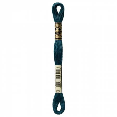 Embroidery floss - v dark gray green - 924