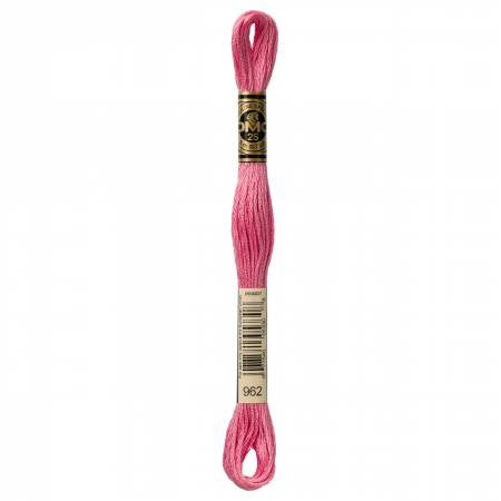Embroidery floss - md dusty rose - 962