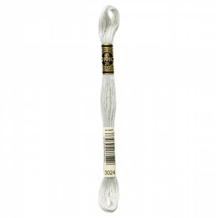 Embroidery floss - v light brown gray - 3024