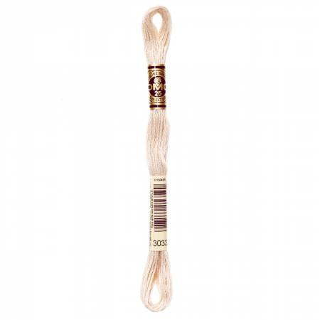 Embroidery floss - v lt mocha brown - 3033