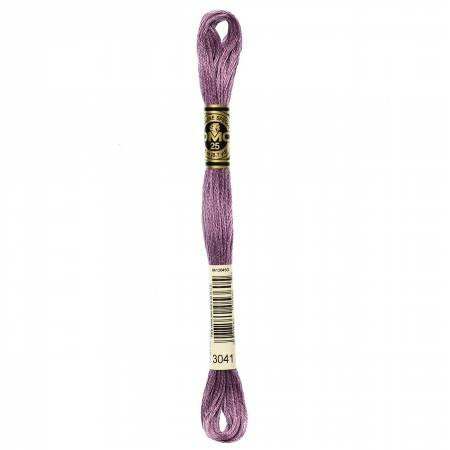Fil à broder - gris rose - 3041