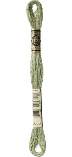 Fil à broder - vert tweed - 3053
