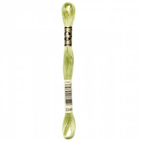 Embroidery floss - light yellow green - 3348