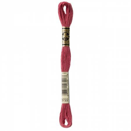 Embroidery floss - md shell pink - 3722