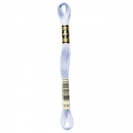 Embroidery floss - v light blue violet - 3747