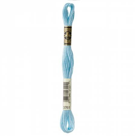 Fil a broder - aigue-marine bleue - 3761