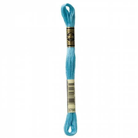 Fil à broder - bleu vert - 3766