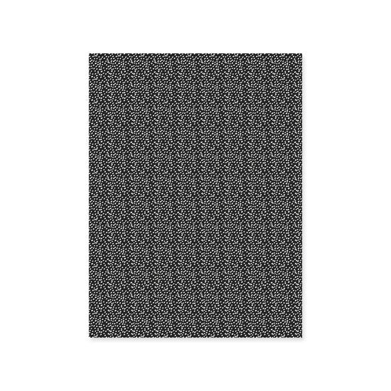 Printed Paper - Black & White Grain