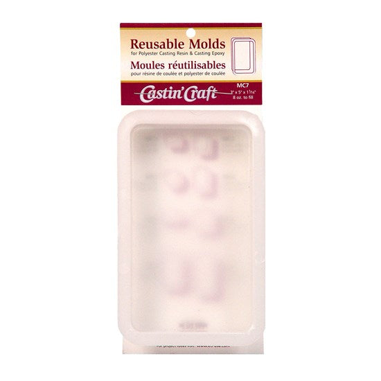 Moule pour résine - 3 x 5 x 1 1/16 po