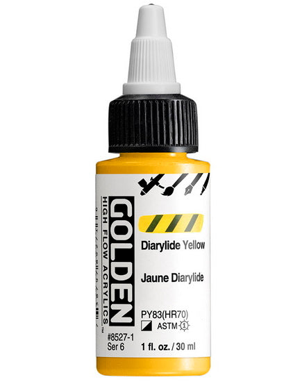 Acrylic high flow - 1 oz  diarylide yellow  s6