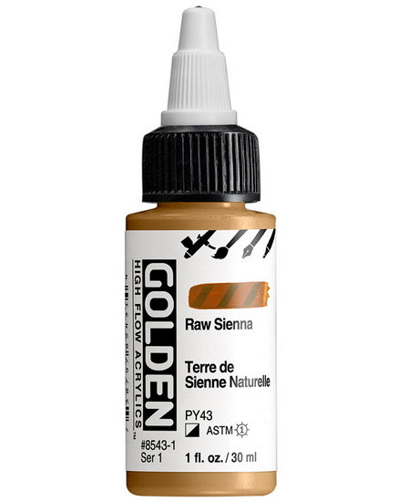 Acrylic high flow - 1 oz  raw sienna  s1