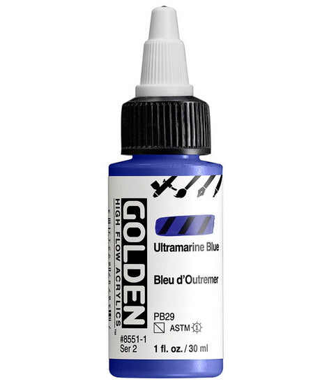 Acrylic high flow - 1 oz  ultramarine blue  s2
