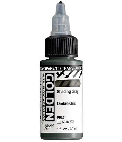 Acrylic high flow - 1 oz  transparent shading gray  s1