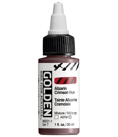 Acrylic high flow - 1 oz  alizarin crimson hue  s7