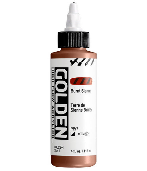 Acrylique high flow - 4 oz  sienne brulée  s1