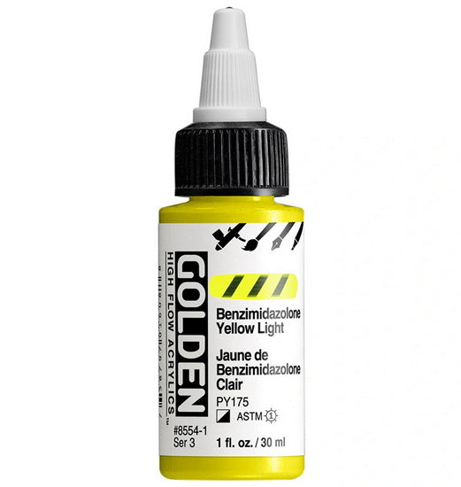 Acrylic high flow - 1 oz  benzimidazolone yellow light  s3