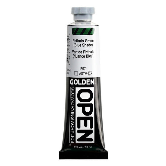 Acrylic open - 2 oz  phthalo green blue shade  s4