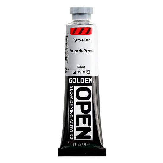 Acrylique open - 2 oz  rouge de pyrrole  s8