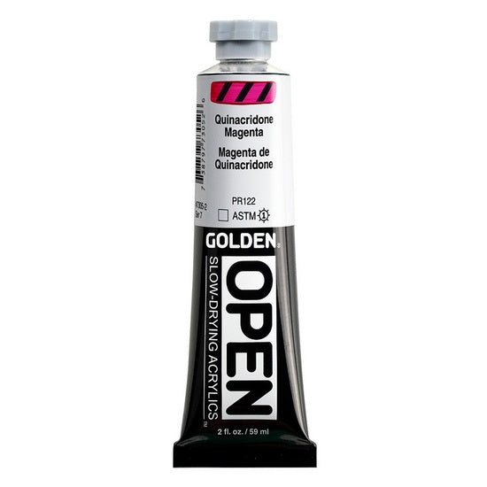 Acrylique open - 2 oz  magenta de quinacridone  s7