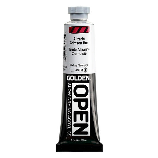 Acrylique open - 2 oz  alizarine cramoisie imitation  s7