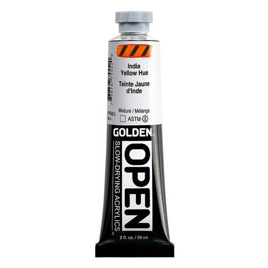 Acrylic open - 2 oz  indian yellow hue  s4