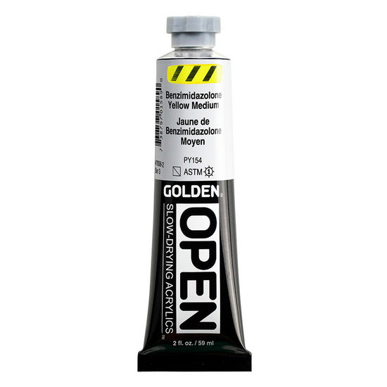 Acrylique open - 2 oz  jaune benzimidazolone moyen  s3