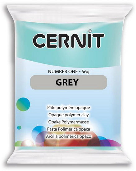 Number One Polymer Modelling Clay - Opaque Grey 0,056