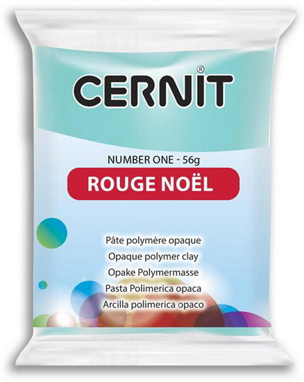 PÂTE À MODELER POLYMÈRE NUMBER ONE - FINITION OPAQUE Rouge Noel 0,056