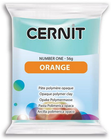 PÂTE À MODELER POLYMÈRE NUMBER ONE - FINITION OPAQUE Orange 56