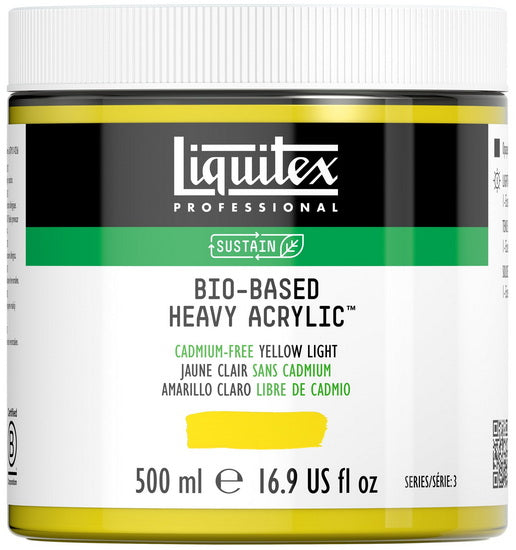 Acrylique bio hv - 16oz - jaune clair sans cadmium - s3