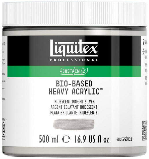 Acrylique bio hv - 16oz - argent iridescent - s2