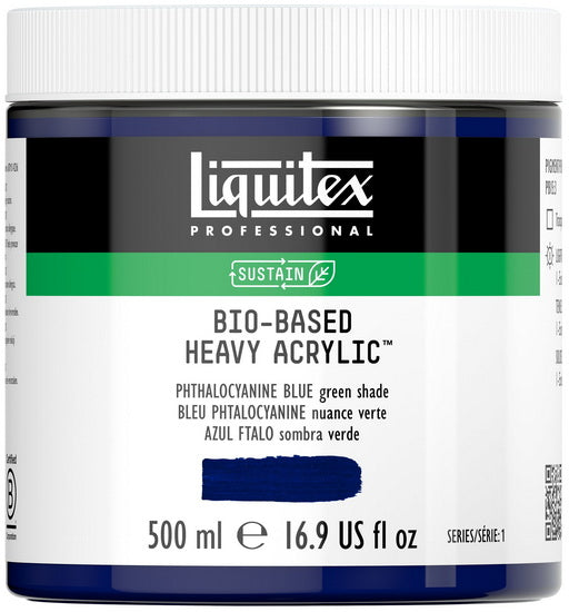 Acrylique bio hv - 16oz - bleu phtalocyanine nuance verte - s1